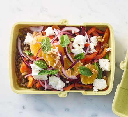 Feta & clementine lunch bowl