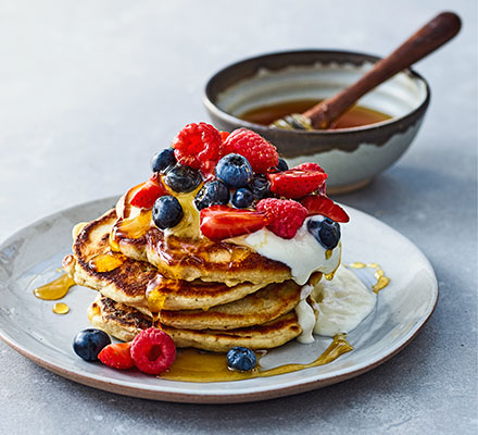 Leftover porridge pancakes