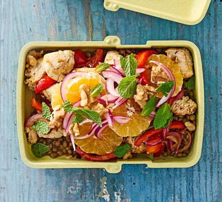 Turkey & clementine lunch bowl