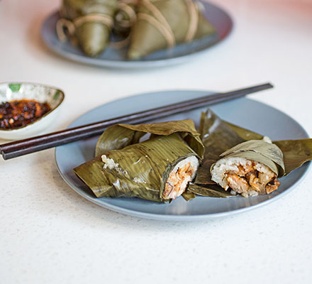 Taiwanese bah-tzang dumplings