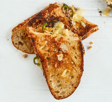 Green chilli & mango toastie