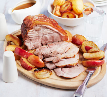 Roast pork & apples