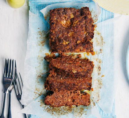 Classic meatloaf with tomato sauce