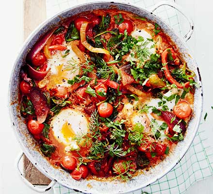 Healthy shakshuka