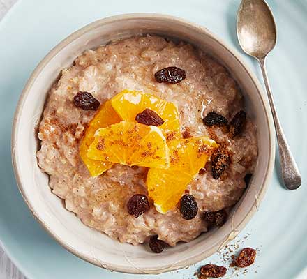 Healthy spiced rice pudding