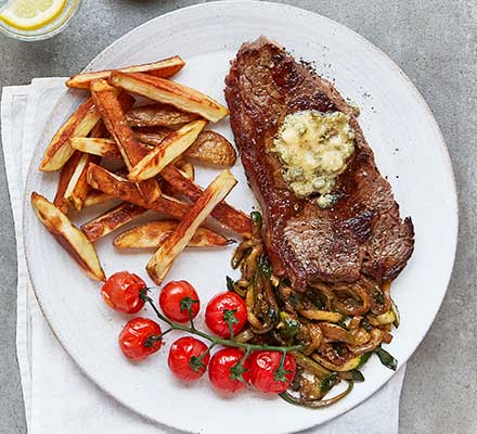 Steak & chips for one