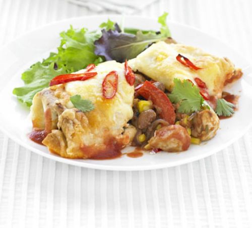 Chicken enchiladas