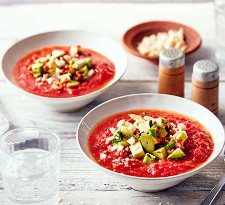 Chipotle gazpacho