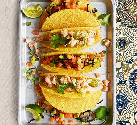 Mix & match seafood tacos