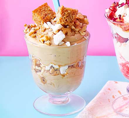 Coffee-walnut Eton mess