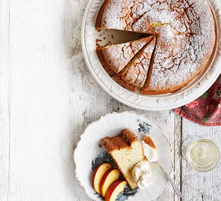 Olive oil & muscat cake