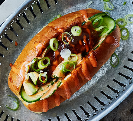 Hoisin hot dogs