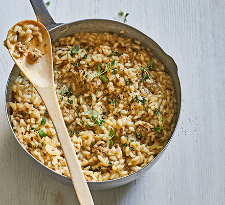 Easy sausage & fennel risotto