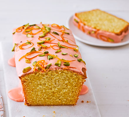 Blood orange pound cake