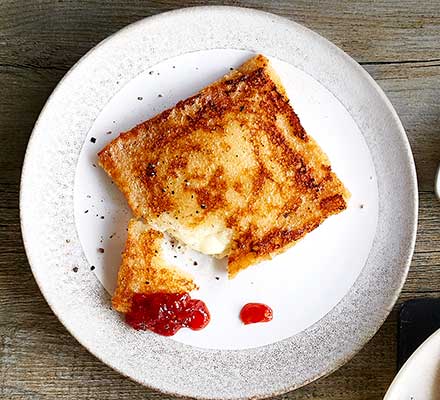 Mozzarella-stuffed French toast