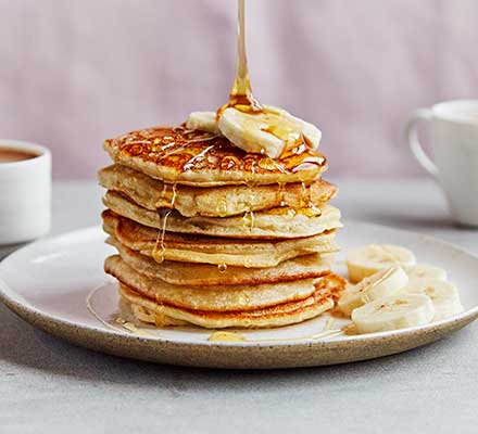 Vegan banana pancakes