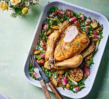 Spring one-pot roast chicken - BBC Good Food Middle East