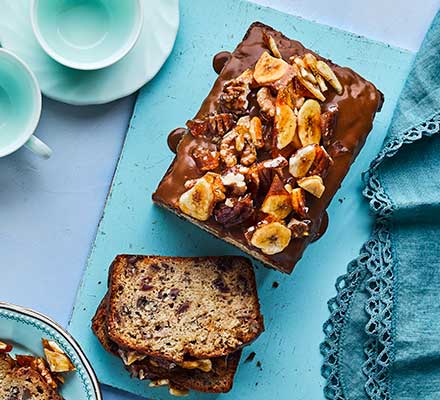 Sticky toffee banana bread