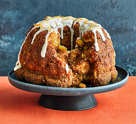 Carrot cake monkey bread