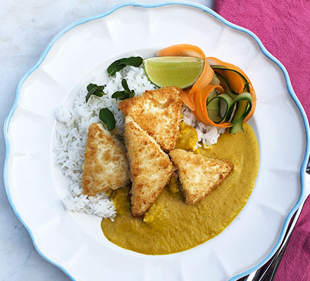 Vegan katsu curry