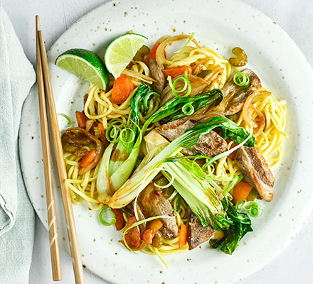 Hoisin duck stir-fry