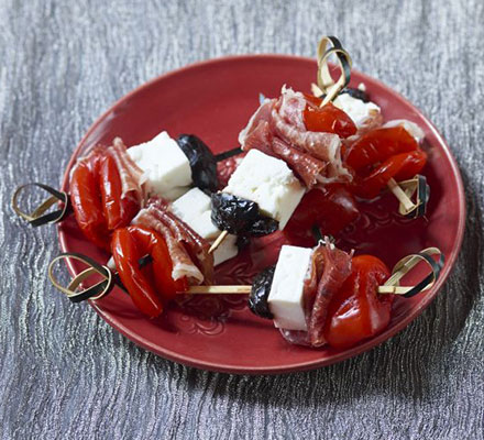 Antipasti skewers