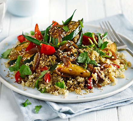 Asian quinoa stir-fry