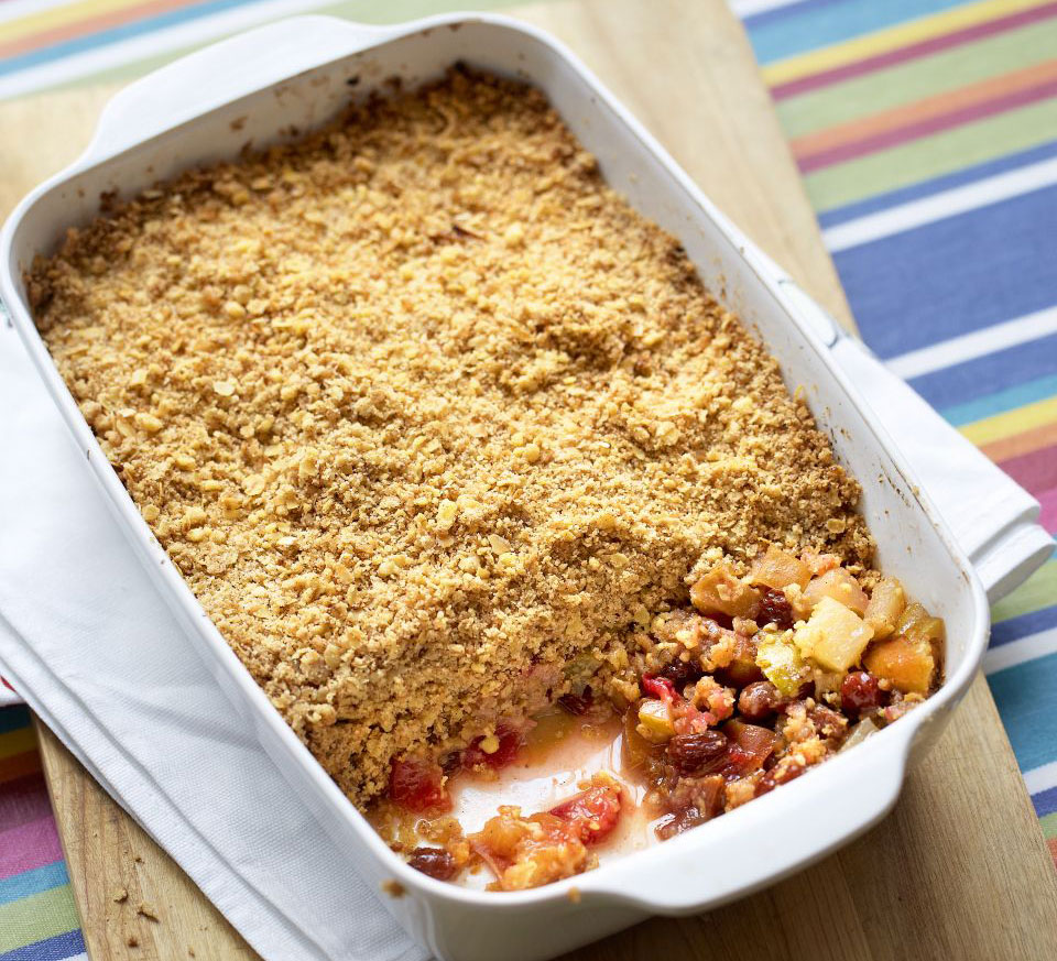 Autumn crunchy crumble