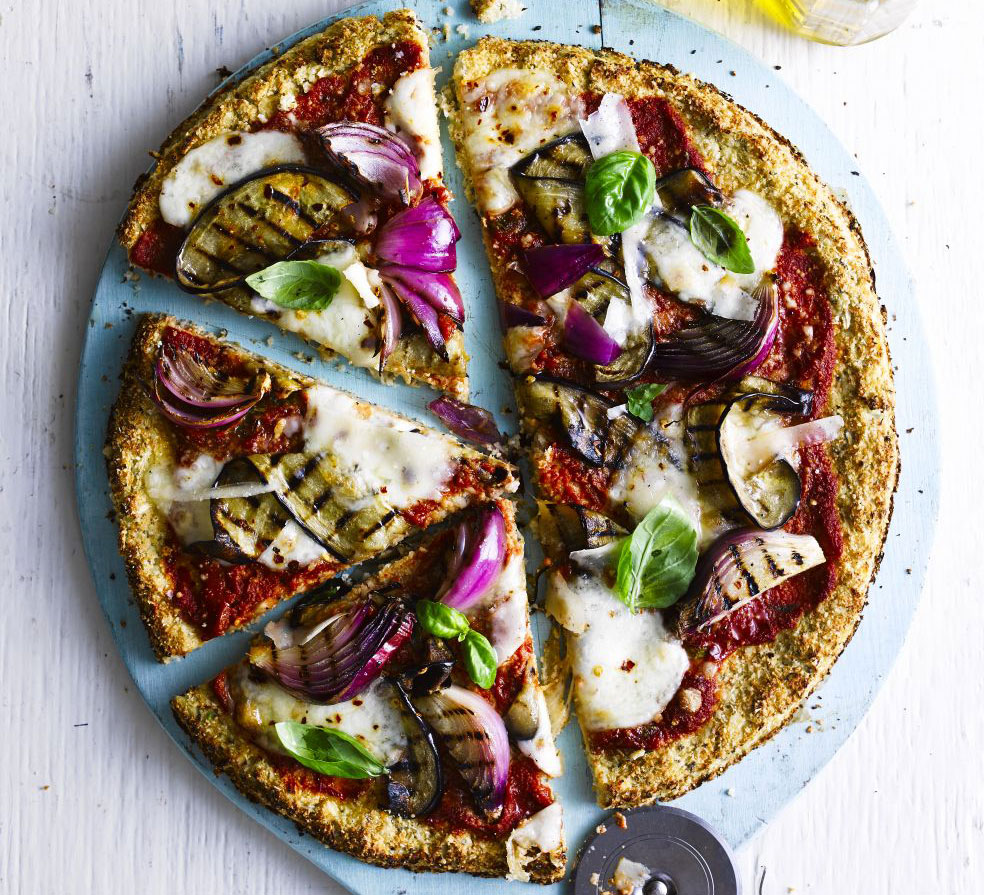 Cauliflower crust pizza