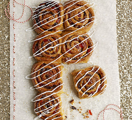 Mincemeat Chelsea buns