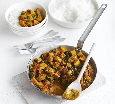 Chicken & sweet potato curry