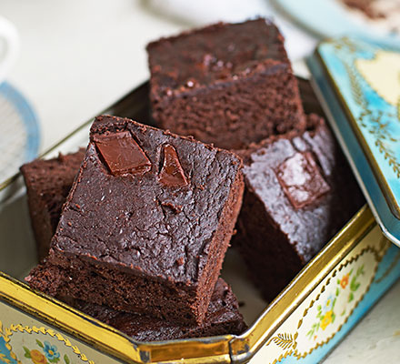 Chilli chocolate & black bean brownies