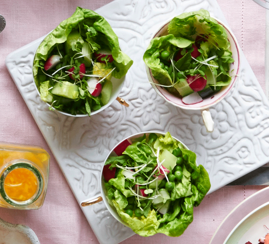 Chopped allotment salad