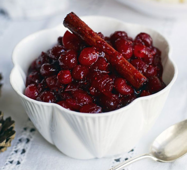 Clementine & Port spiced cranberry sauce
