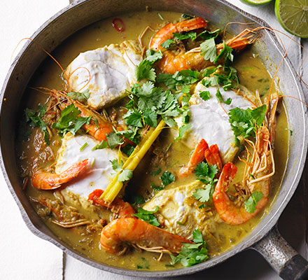 Coconut fish curry