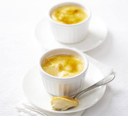 Lighter crème brûlée