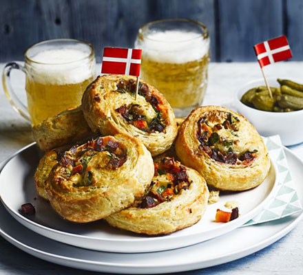 Savoury Danish pastries