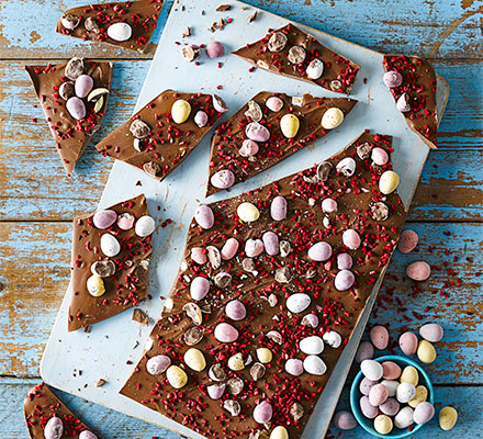 Easter chocolate bark