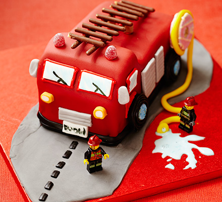 Fire engine cake