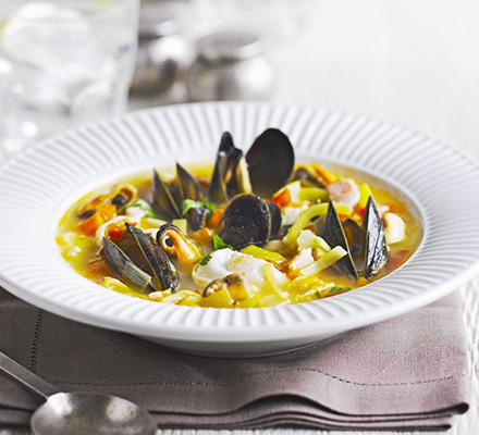 French country fish & mussel stew