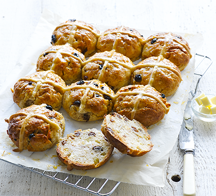 Gluten-free hot cross buns