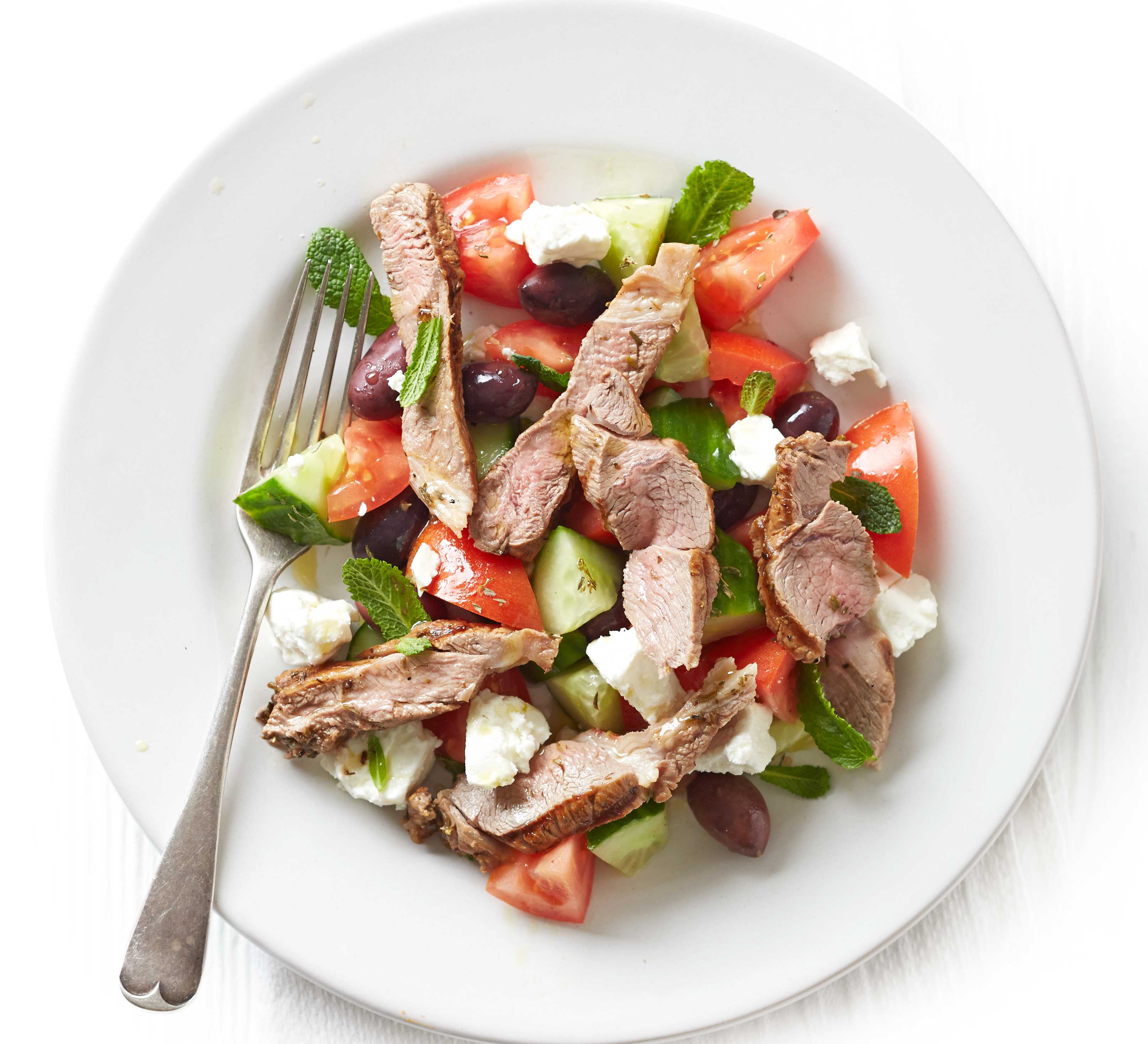 Greek lamb salad