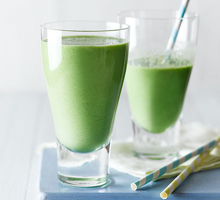 Green breakfast smoothie