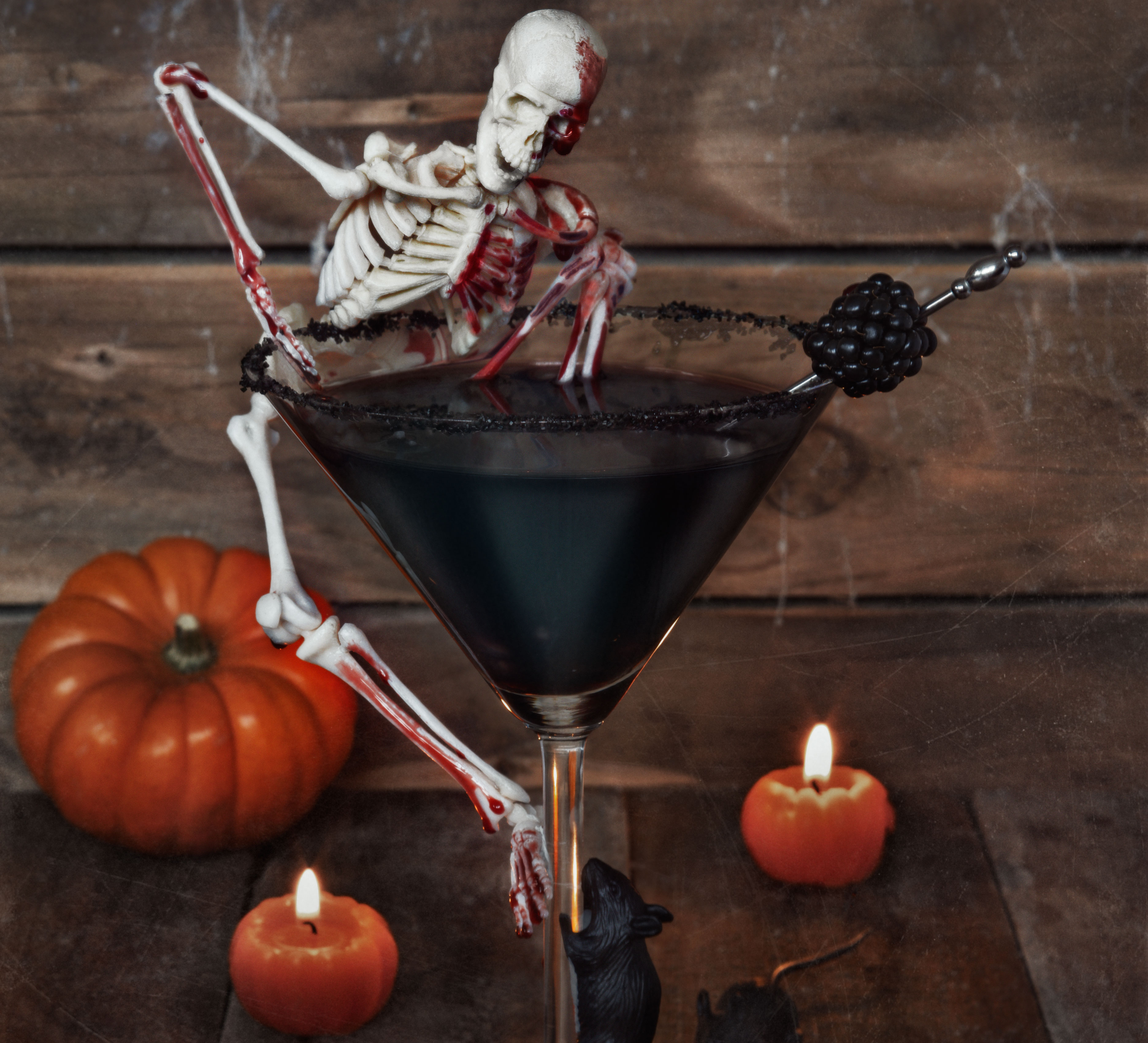Haunting Halloween cocktail