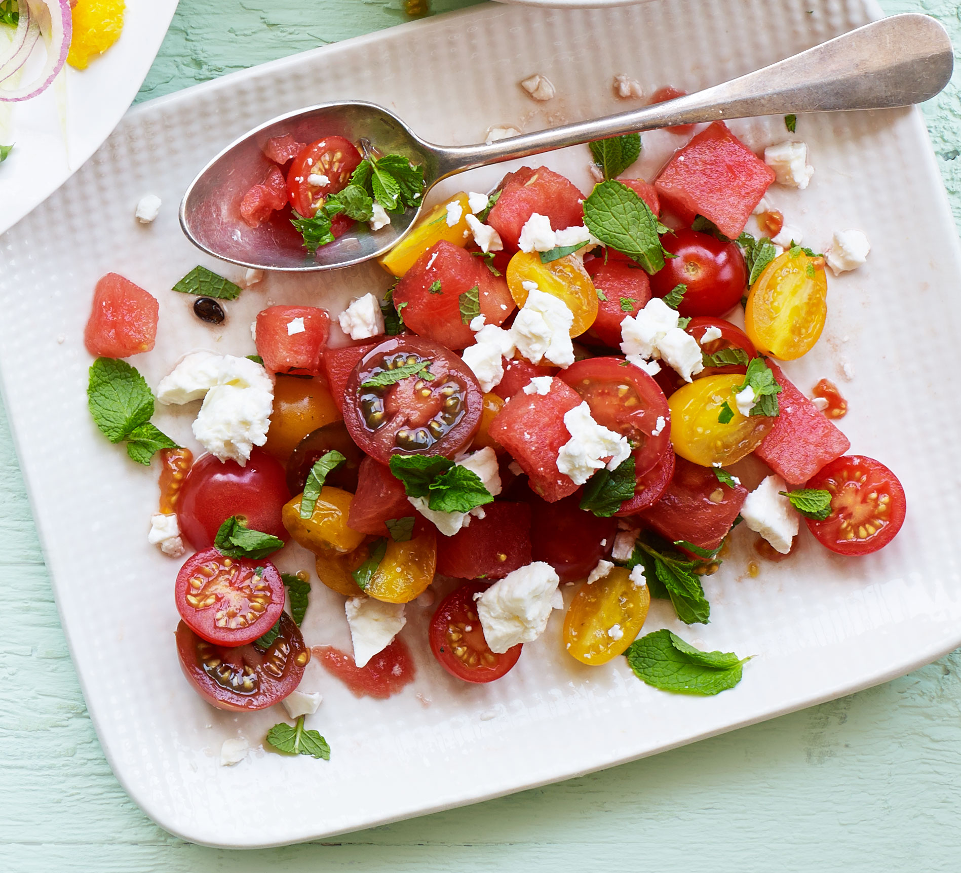 Heirloom tomato & watermelon salad