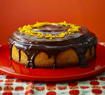 Giant jaffa orange cake