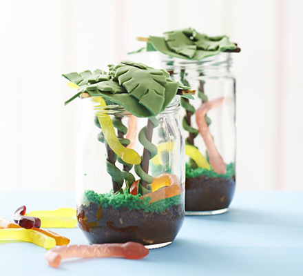 Chocolate jungle jam jar