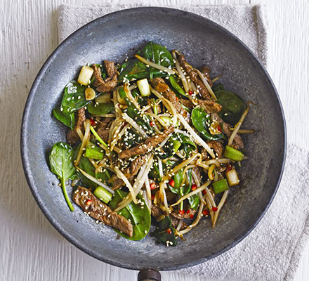 Stir-fried Korean beef