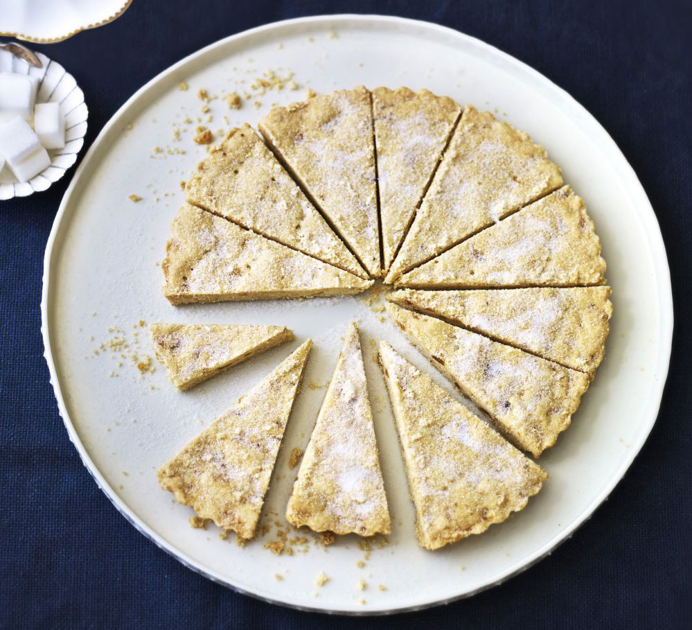 Lemon & ginger shortbread