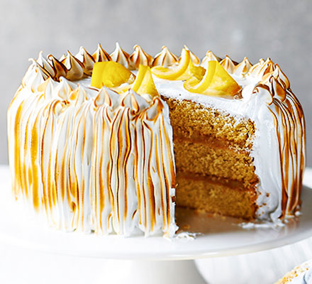 Lemon meringue cake